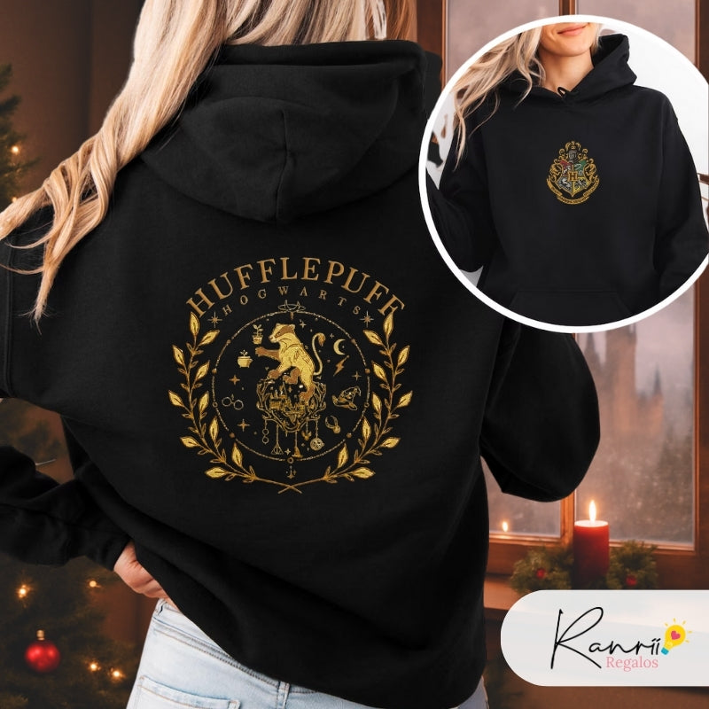 Sudadera Unisex | Harry Potter Hufflepuff Gold