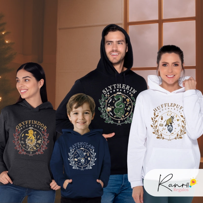 Sudadera Unisex | Harry Potter 4 casas