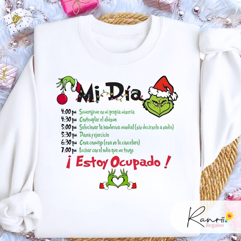 Sudadera Mi Día Grinch